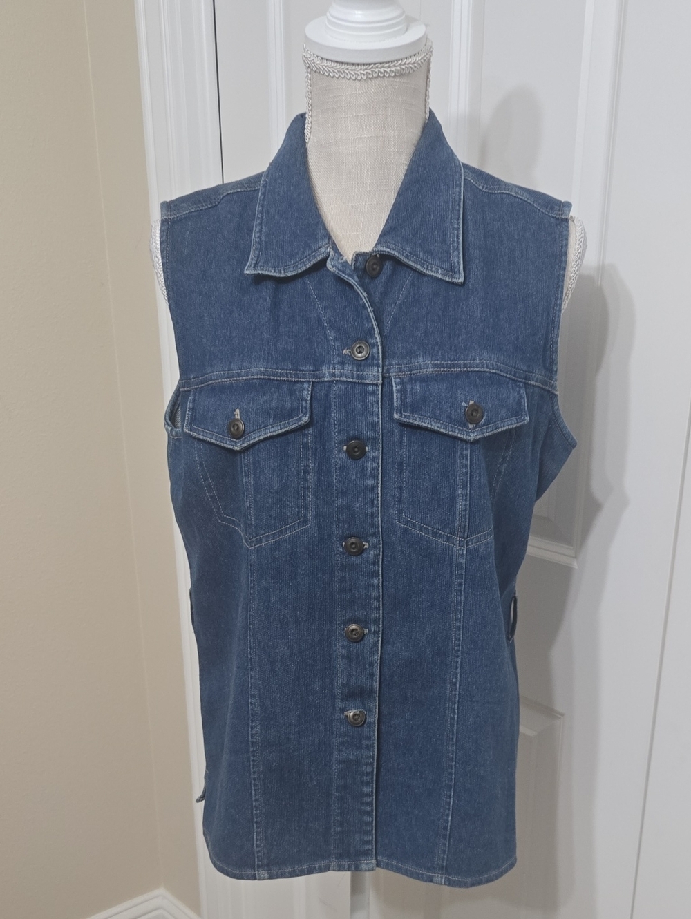 WOOLRICH Since 1830 Denim Shirt Jacket in Indigo Blue SZ M